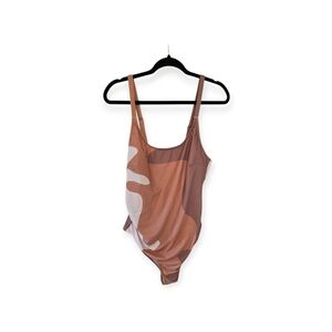 Camoflauge 2XL Brown and Tan Swimsuit